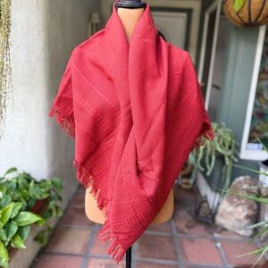 Made in Japan Elegant Red Scarf
